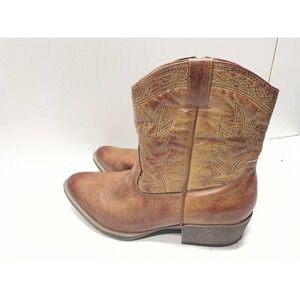 Coconuts By Matisse Women's Pistol Cowboy Boots Brown Western Size 11 EUC